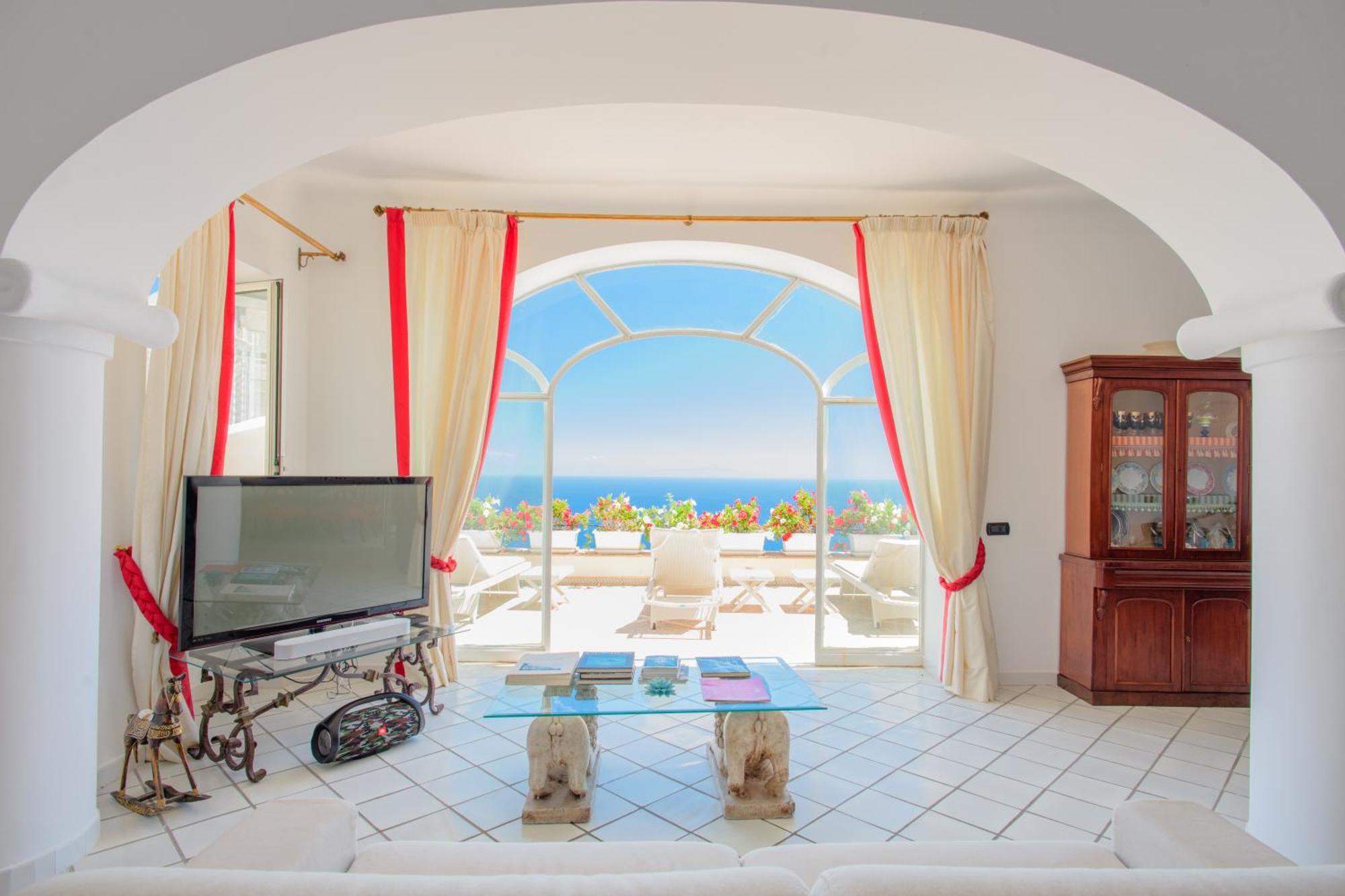 Villa Cristina -No Steps-Amalfi Coast Views -Hot Tube Praiano Exterior photo